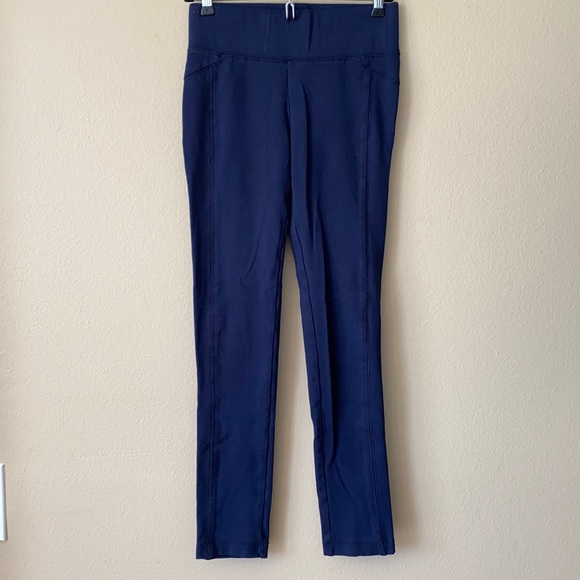 Ci Sono Pants - Ci Sono Thick Navy Blue Leggings